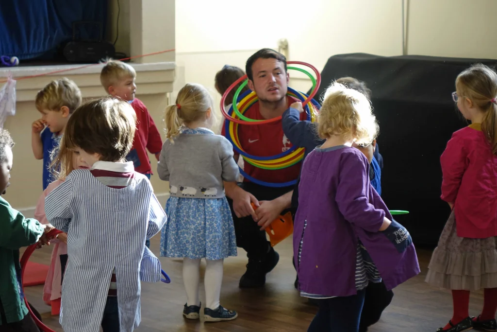 Children at Young England Kindergarten Pimlico nursery school